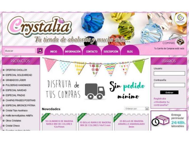 ABALORIOS CRYSTALIA. Tu tienda online de abalorios